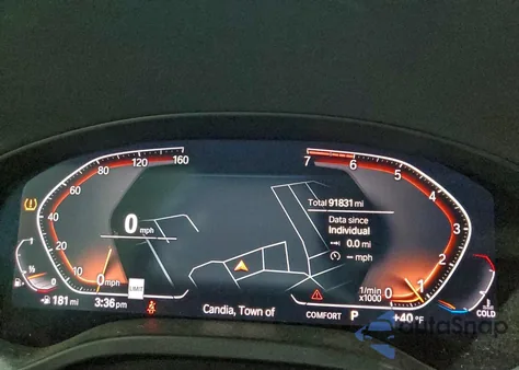 2020 BMW X3 xDrive30I z USA, uszkodzony, nr VIN 5UXTY5C08LLE57965